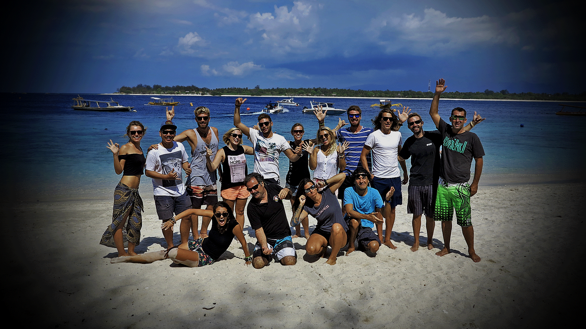 Dive Instructor Training Group in Gili Islands